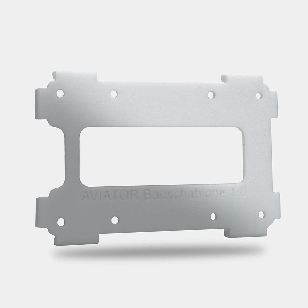 Mounting template 3D-printed