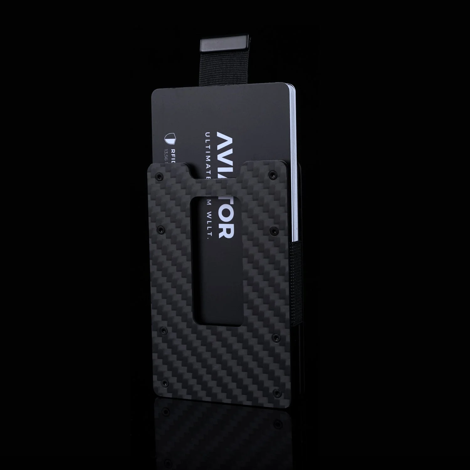 Carbon Fiber | Slide Wallet + 3D printed AirTag Holder - Image 3