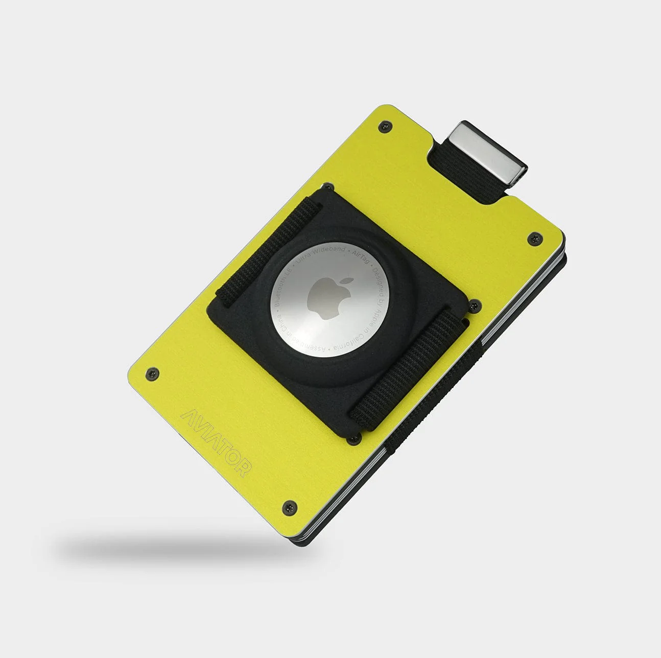 Electric Lime Metal Slim Wallet - Image 7