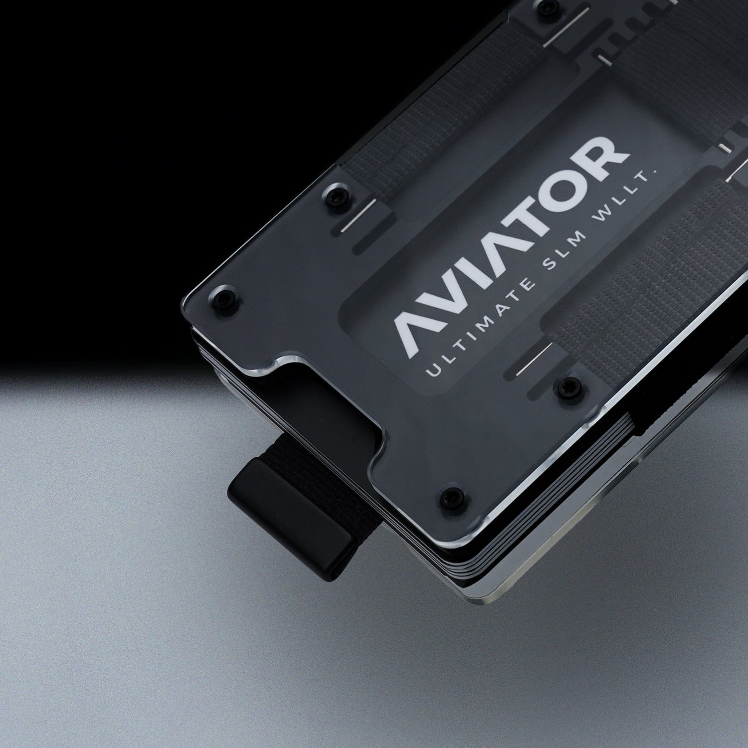 Fusion Black | Acrylic Frame | Transparent Slide Wallet - Image 6