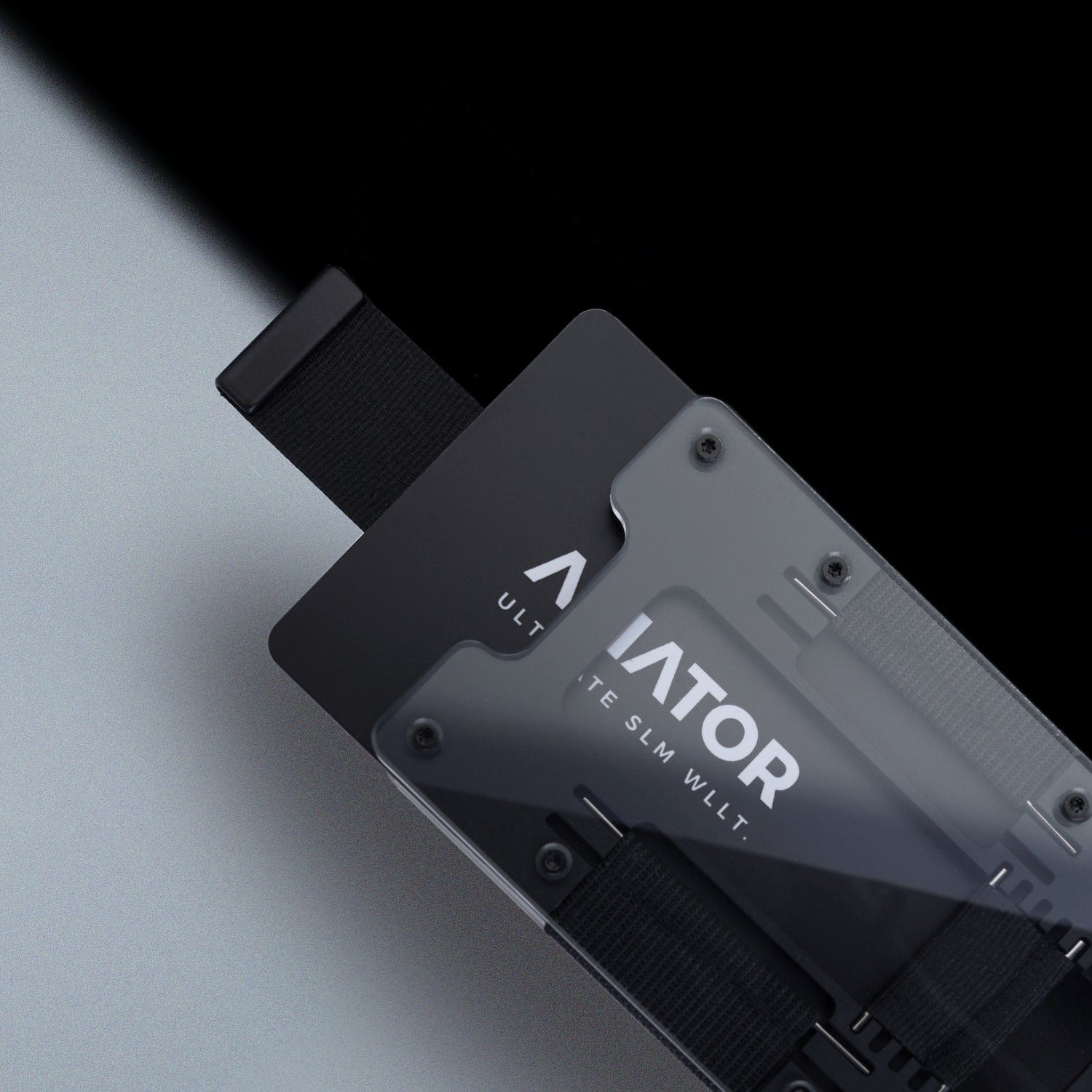 Fusion Black | Metal Frame | Transparent Slide Wallet - Image 7