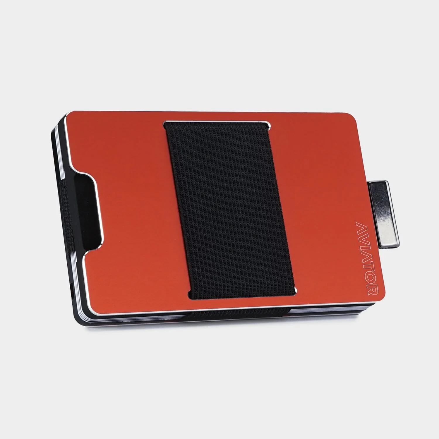 Imola Red Aluminum Slim Wallet - Image 3