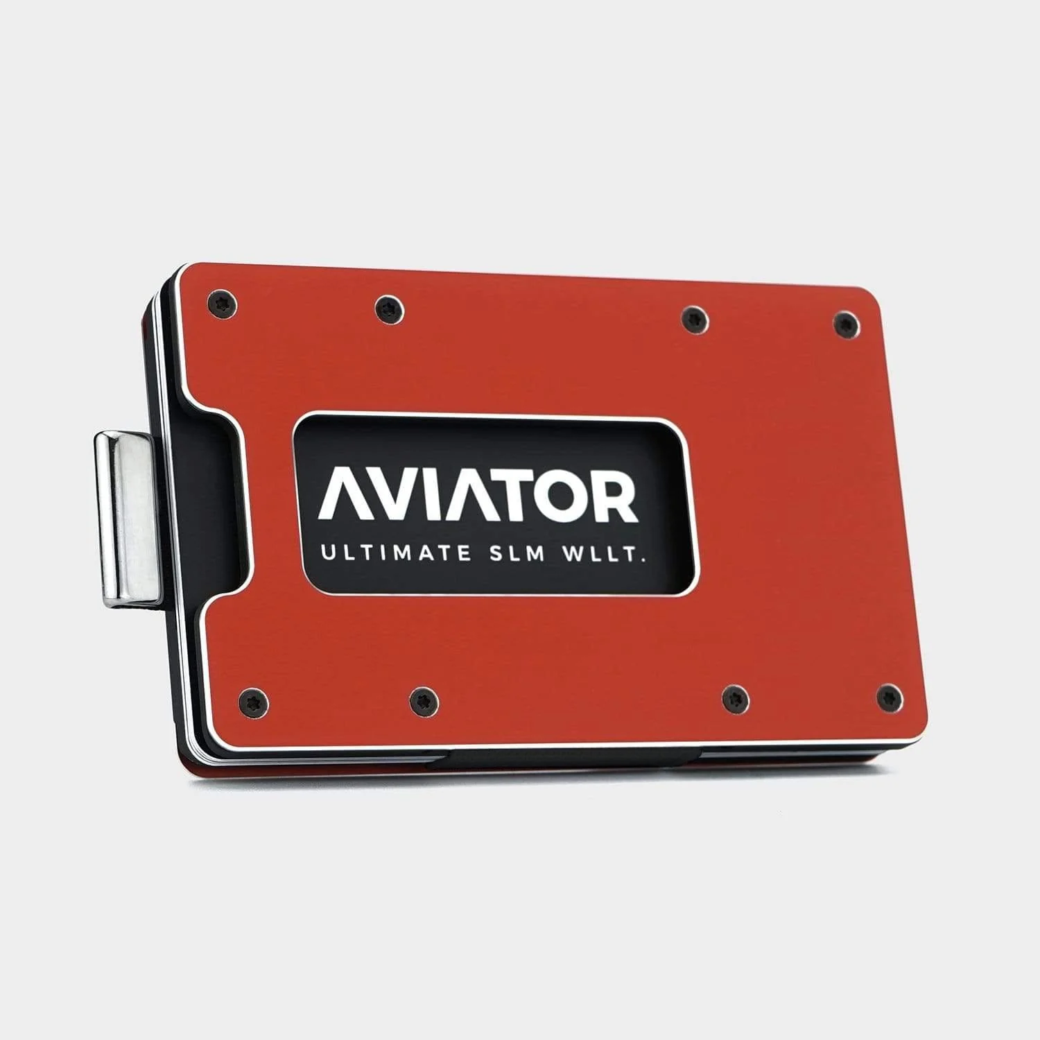 Imola Red Aluminum Slim Wallet - Image 5