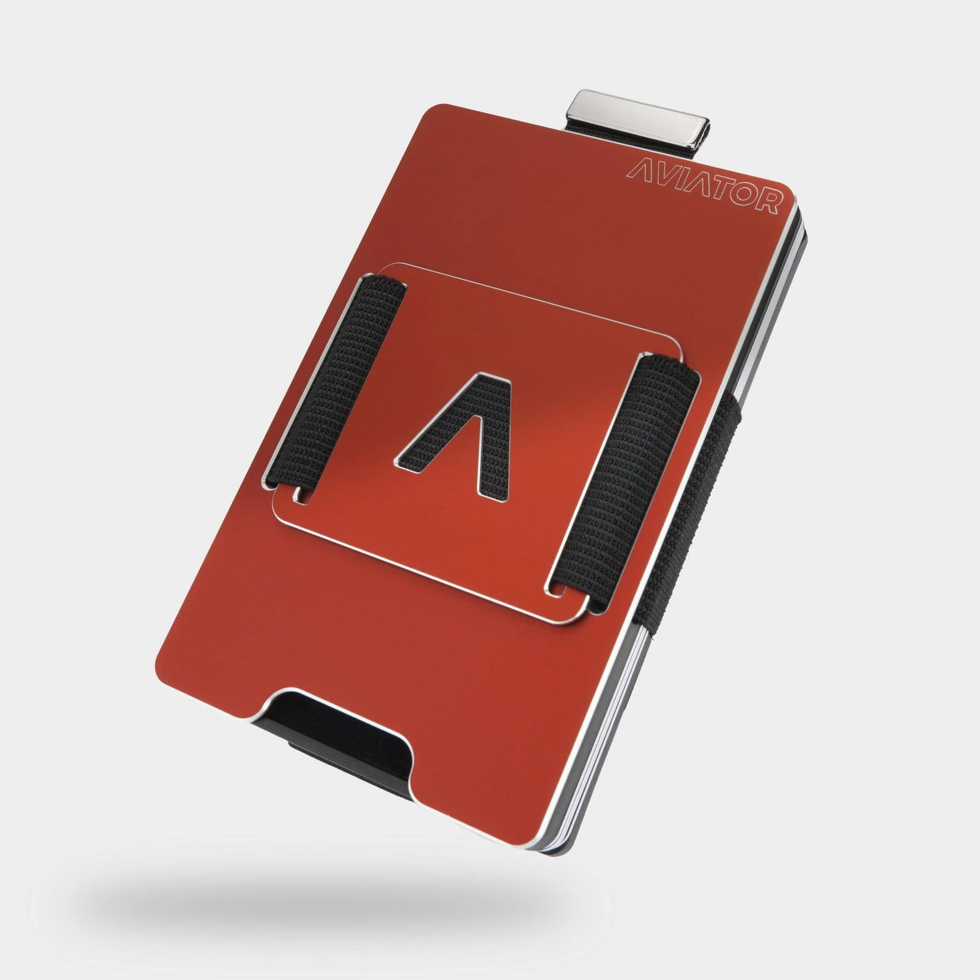 Imola Red Aluminum Slim Wallet - Image 7