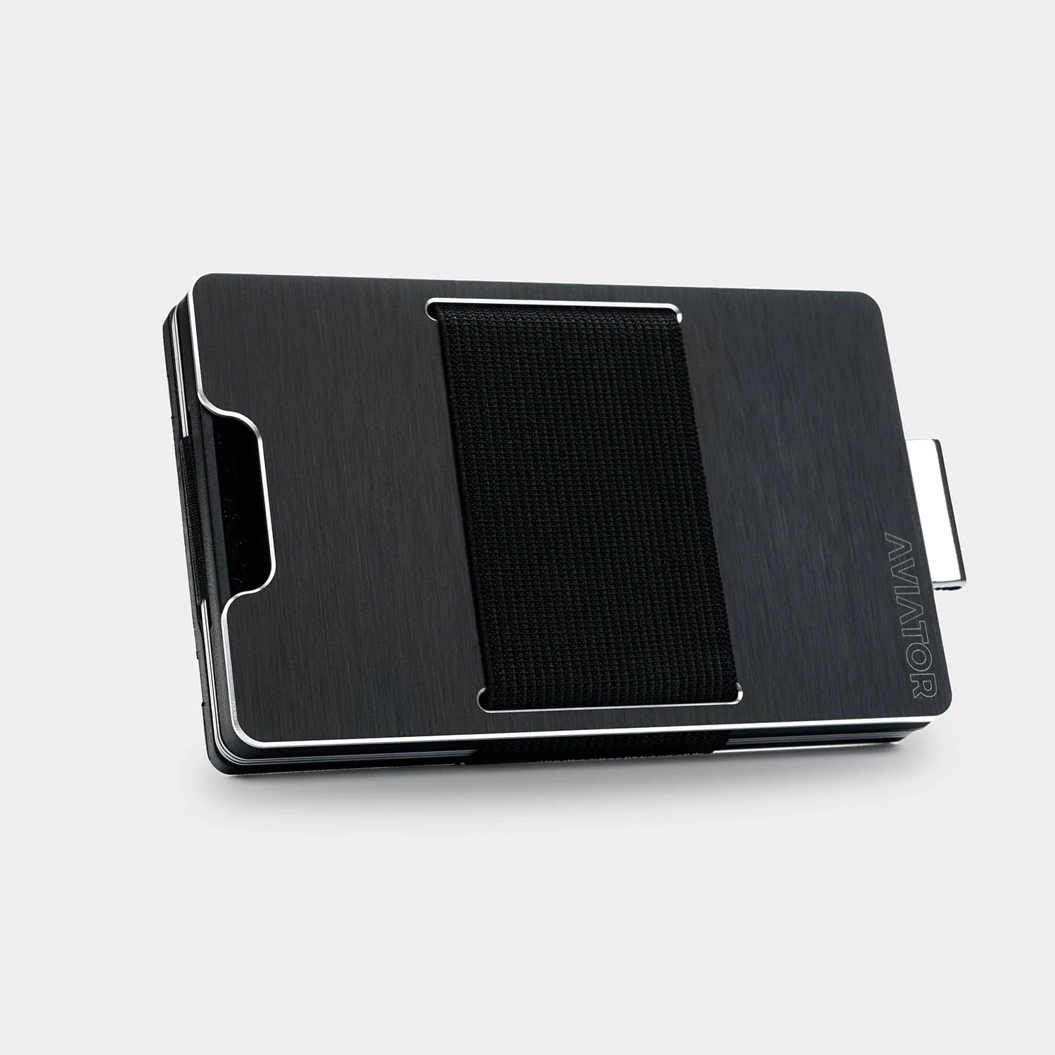 NOT FLAW[LESS] Brushed Black Aluminum Slim Wallet - Image 3