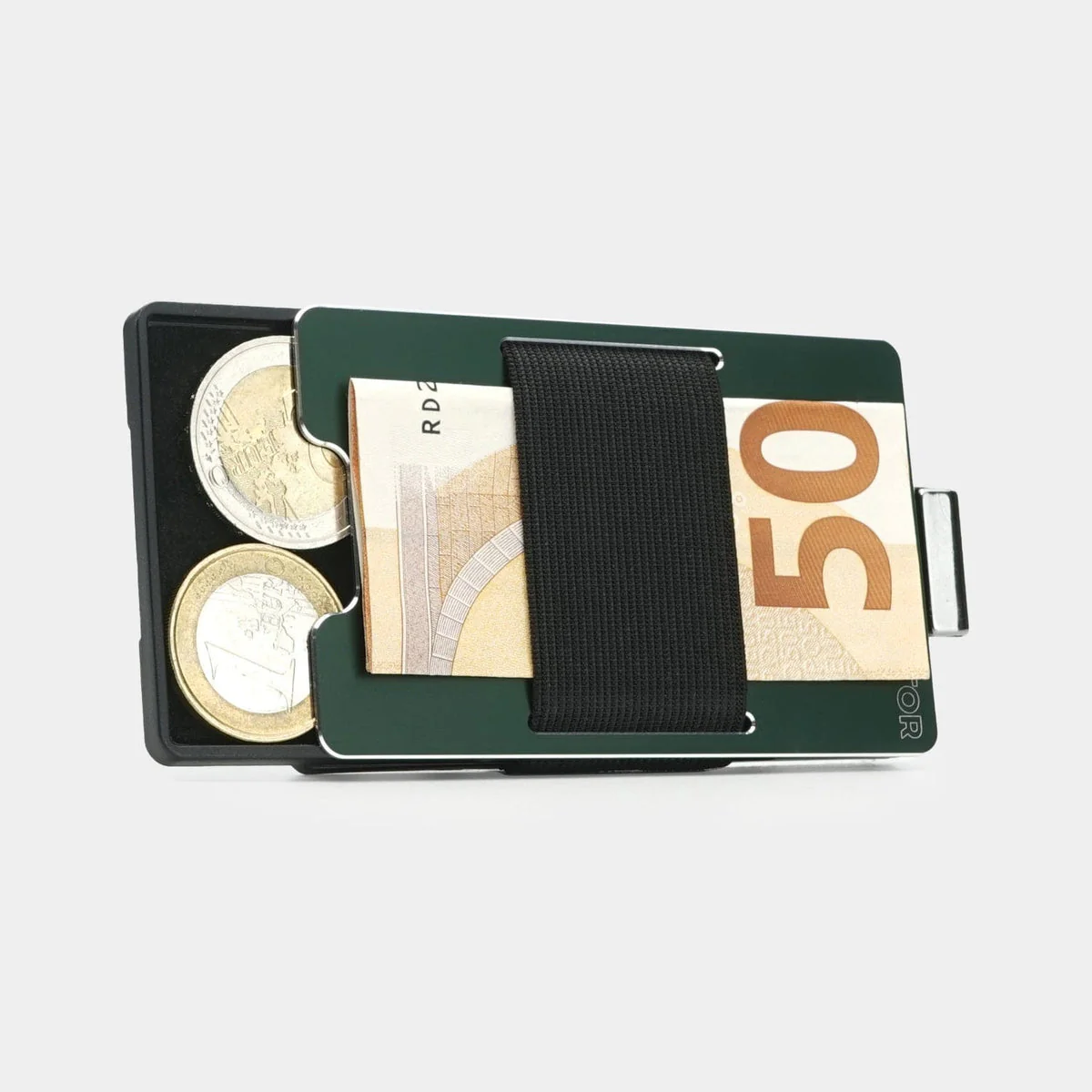 NOT FLAW[LESS] Velvet Green Aluminum Slim Wallet - Image 4