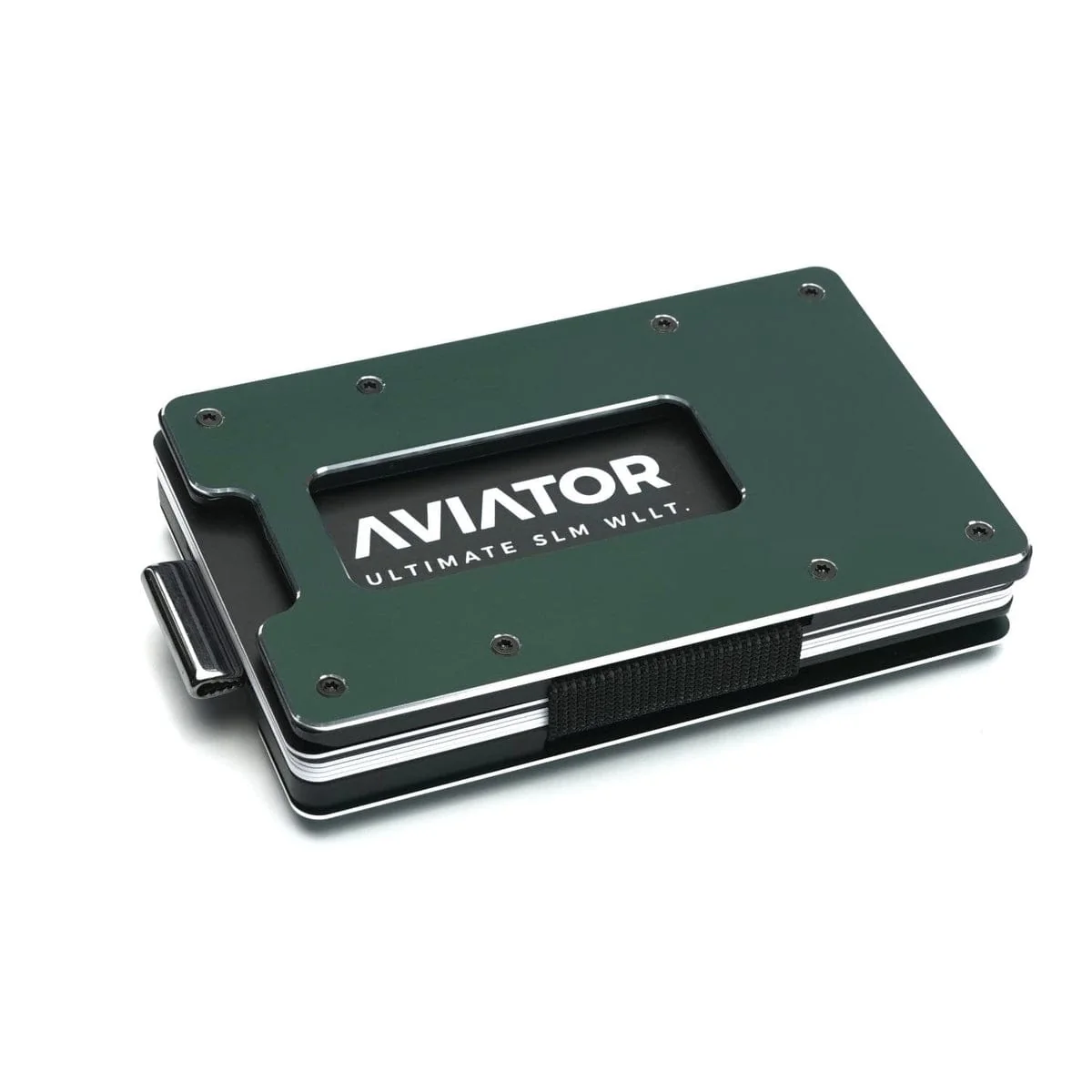 NOT FLAW[LESS] Velvet Green Aluminum Slim Wallet - Image 5