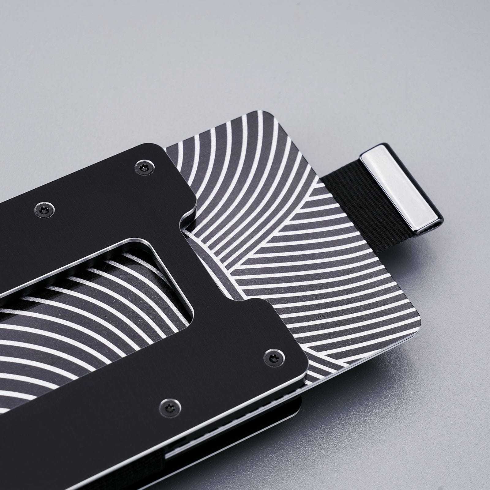 Obsidian Black Aluminum Slim Wallet - Image 6
