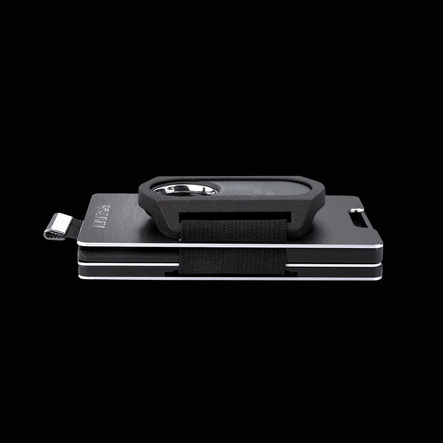 Brushed Black | Slide Wallet + 3D printed Samsung Galaxy SmartTag2 Holder - Image 7